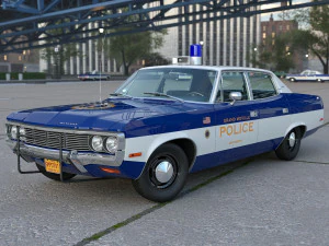 AMC Matador Police 1972 3D Model