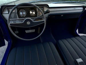 AMC Matador Police 1972 3D Model
