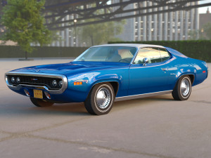 Plymouth Satellite 1971 Model 3D