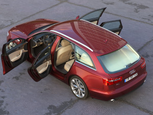audi a6 avant 2013 3D Модель