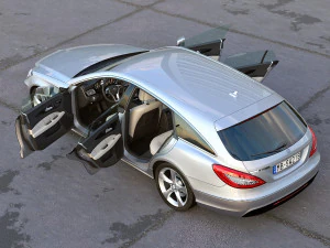 mercedes benz cls shooting brake 3D Model
