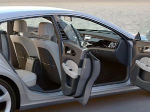 mercedes benz cls shooting brake Modèle 3D