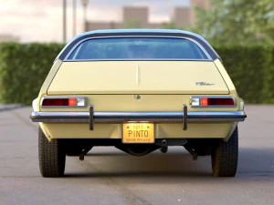 Pinto compact 1971 3D Model