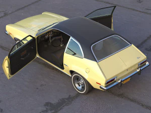Pinto compact 1971 3D Model