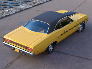 Plymouth GTX 1970 3D-Modell
