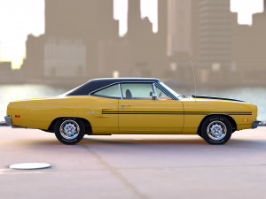 Plymouth GTX 1970 3D-Modell