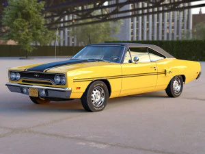 Plymouth GTX 1970 3D Model