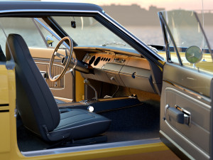 Plymouth GTX 1970 3D-Modell