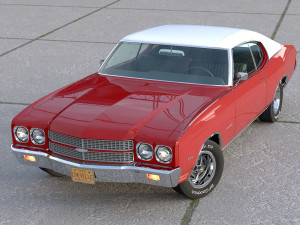 Chevrolet Chevelle Malibu 1970 Modelo 3D