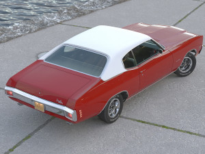 Chevrolet Chevelle Malibu 1970 3D Model