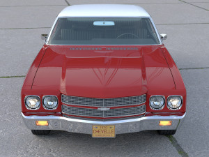 Chevrolet Chevelle Malibu 1970 3D Model