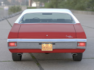 Chevrolet Chevelle Malibu 1970 3D Model