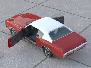 Chevrolet Chevelle Malibu 1970 3D Model