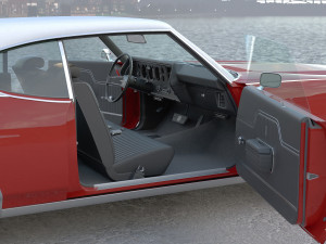 Chevrolet Chevelle Malibu 1970 3D Model