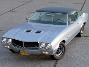 Buick GS 1970 3D Model