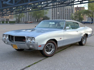 Buick GS 1970 Modelo 3D
