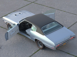 Buick GS 1970 Modelo 3D