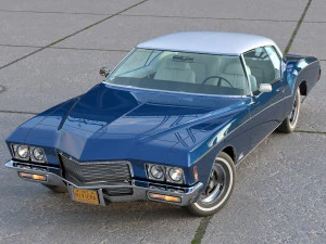 Riviera cupé 1971 Modelo 3D