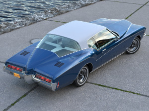 Riviera coupe 1971 3D Модель