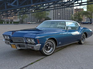 Riviera coupe 1971 3D Модель