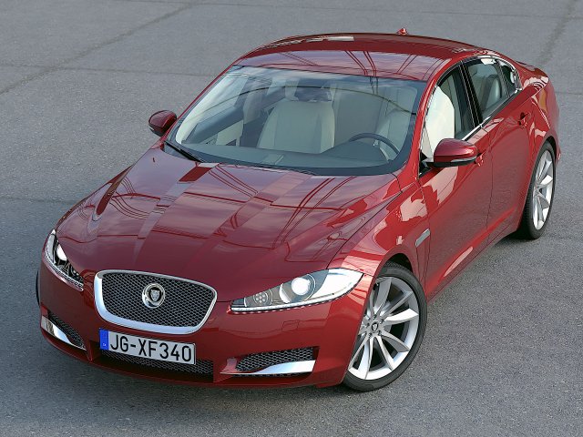 jaguar xf 2013 Modelo 3D .c4d .max .obj .3ds .fbx .stl .blend 