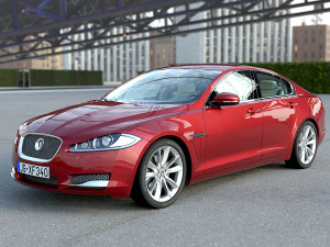 jaguar xf 2013 Modelo 3D