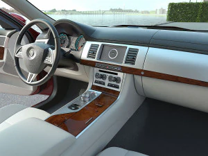 jaguar xf 2013 3D Model