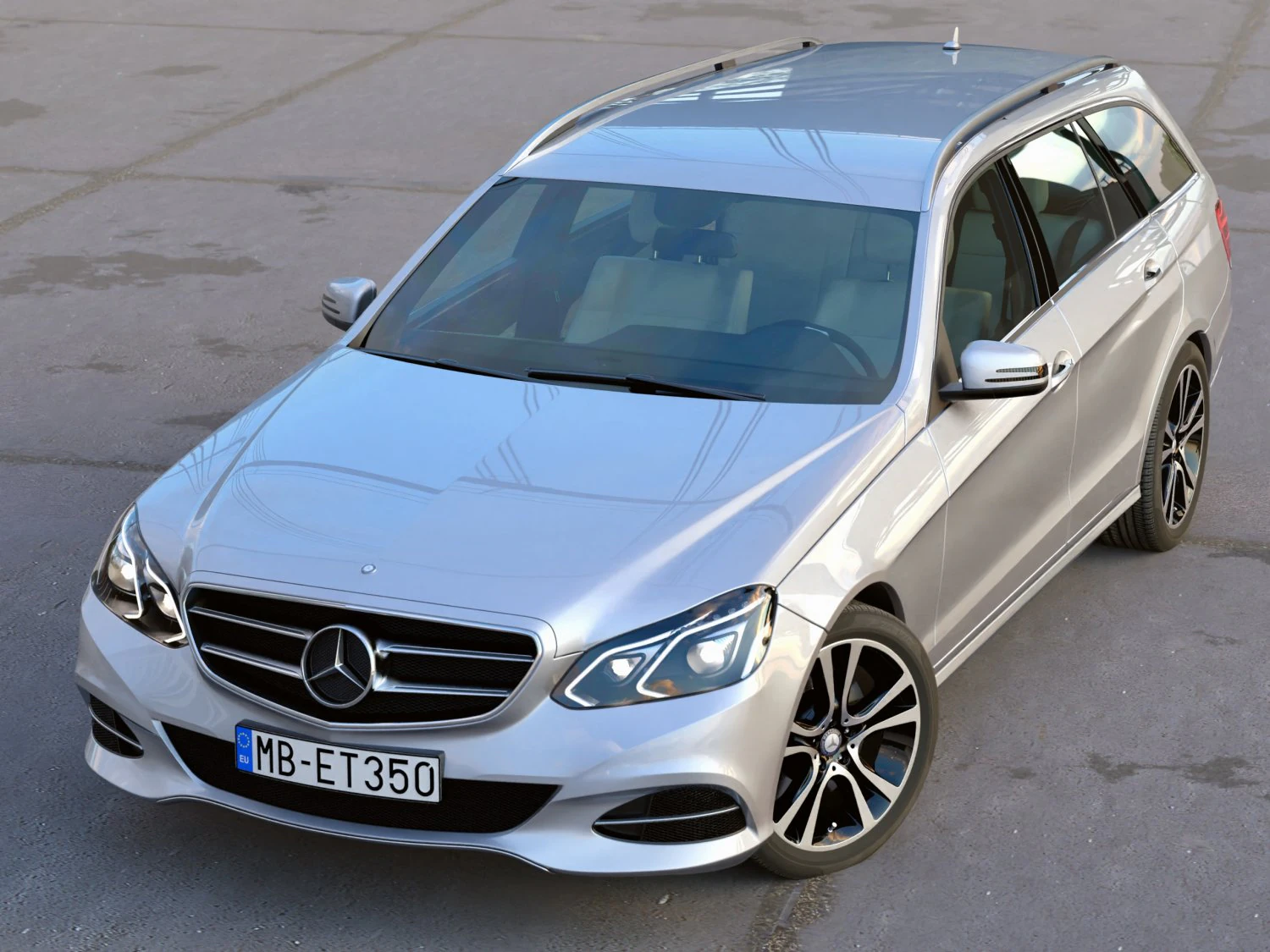 mercedes benz e class t model 2014 3D Model .c4d .max .obj .3ds .fbx .stl .blend 