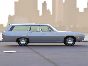Torino wagon 1971 3D 模型