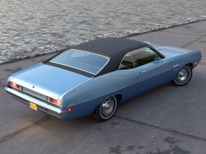 Fairlane Coupe 1970 3D Model