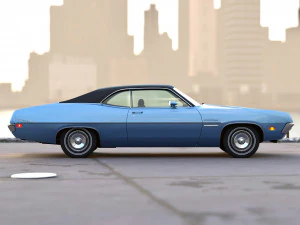 Fairlane Coupe 1970 3D Model
