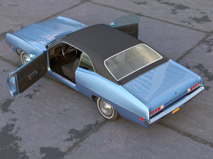 Fairlane Coupe 1970 3D Model