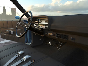 Fairlane Coupe 1970 3D Model