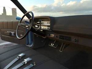Fairlane Coupe 1970 3D Model