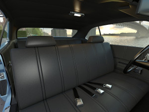 Fairlane Coupe 1970 3D Model