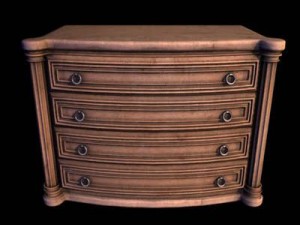chest of drawers 3D Model