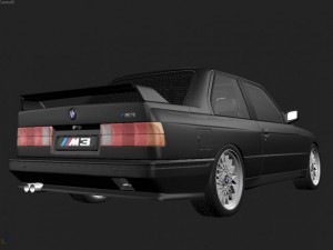 bmw e30 m3 3Dモデル