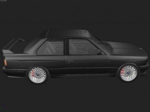 bmw e30 m3 3Dモデル