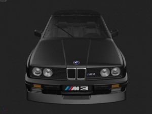bmw e30 m3 3Dモデル