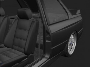bmw e30 m3 3Dモデル