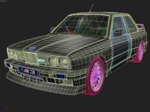 bmw e30 m3 3Dモデル
