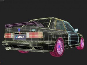 bmw e30 m3 3Dモデル