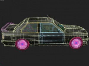bmw e30 m3 3Dモデル