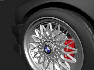 bmw e30 m3 3Dモデル