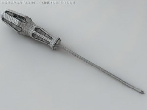 cruciform screwdriver 3D Model