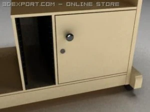 pc desk 3D Model