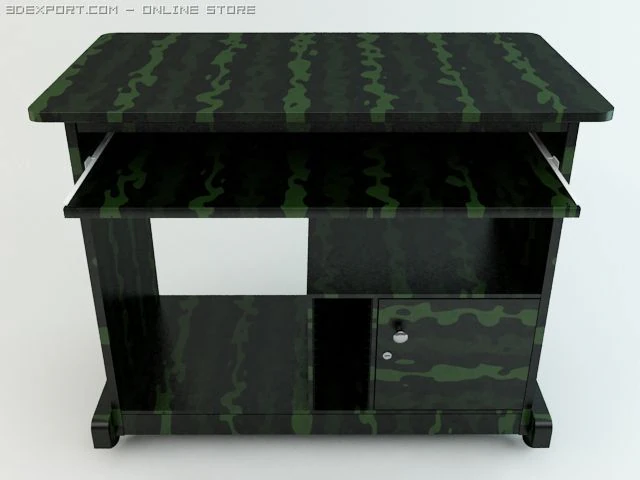 desk 3D Model .c4d .max .obj .3ds .fbx .stl .blend 