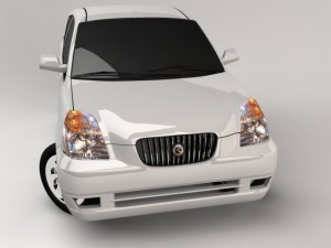kia morning car 3Dモデル