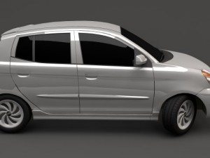 kia morning car 3Dモデル
