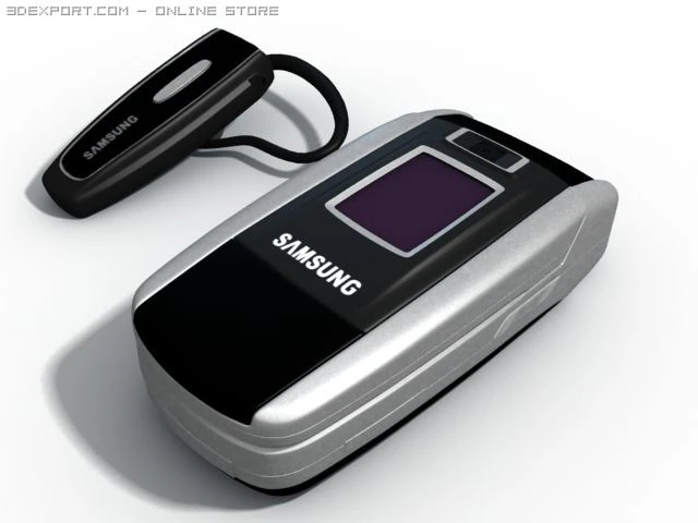 samsung sgh z500 handphone 3D Model .c4d .max .obj .3ds .fbx .stl .blend
